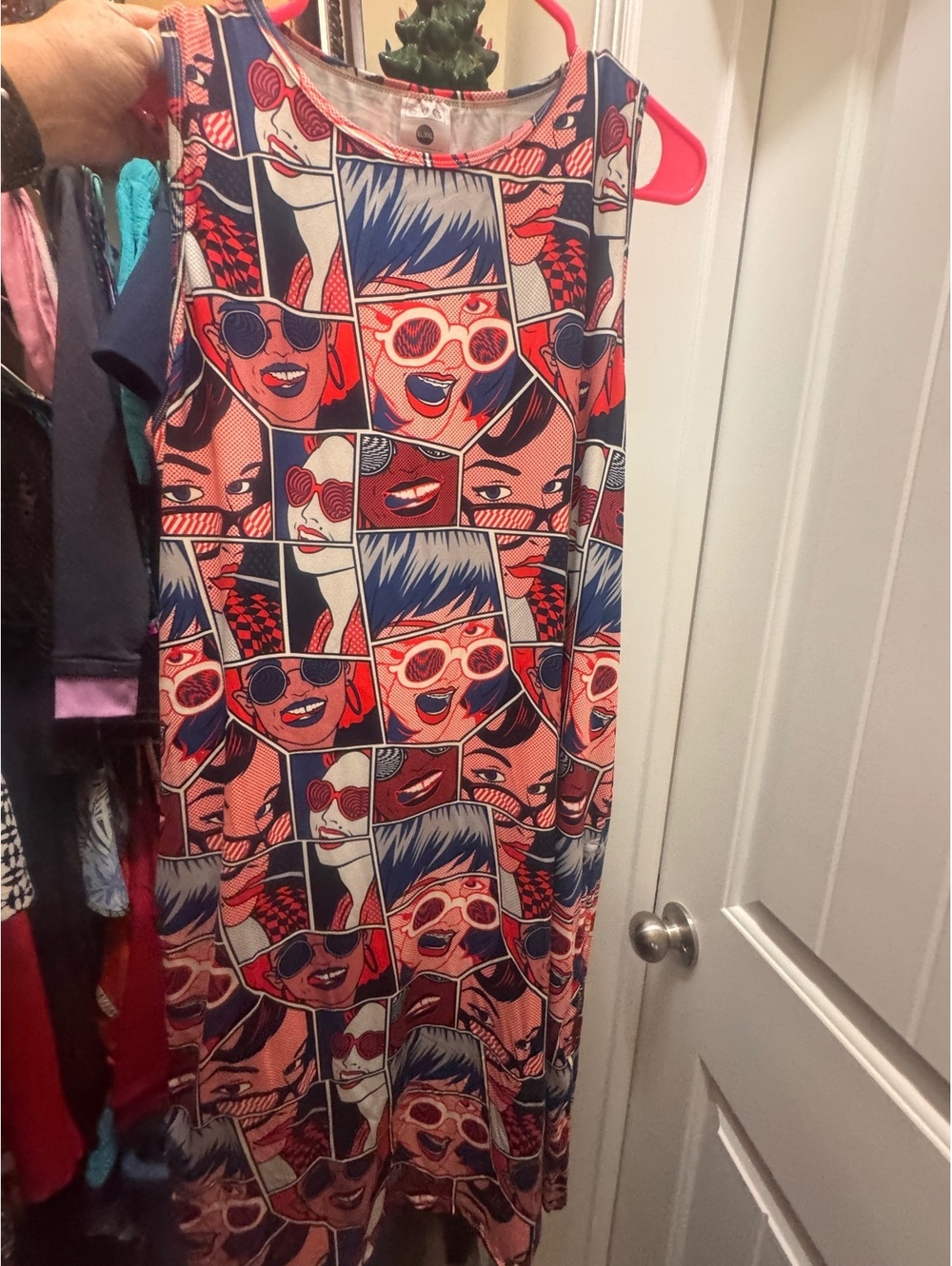 CVG Pop Art Comic-Print Dress